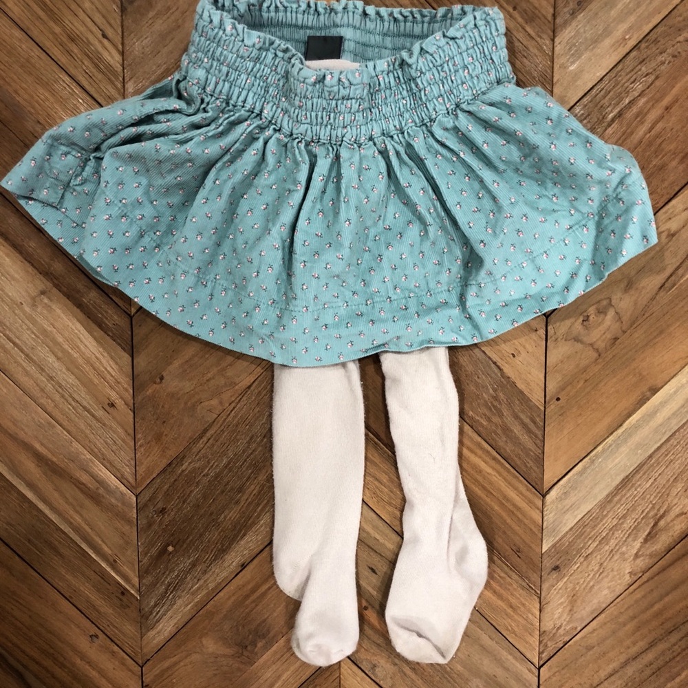 Gap Tights/ skirt set